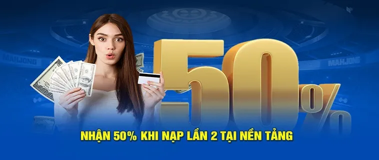 Nhận Ngay 50% Thưởng Nạp Lần 2 Tại Nhà Cái 88CLB Cực Dễ